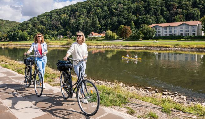 Der Weser-Radweg führt das Ranking der meistbefahrenen Radfernwege auch für 2023 an.