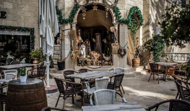 Leeres Bethlehem  Weihnachten im Heiligen Land ohne Touristen