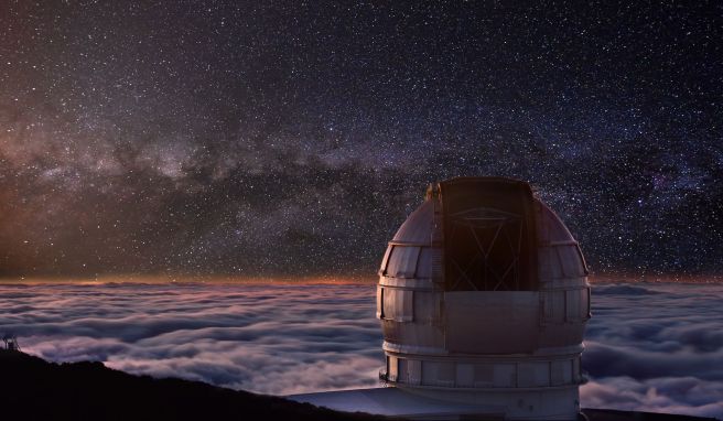 Das Größte seiner Art: Das Gran Telescopio de Canarias auf La Palma erhält als größtes Einzelteleskop der Welt einen Eintrag im Guiness-Buch der Rekorde. 
