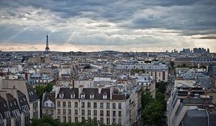 Über den Dächern von Paris, Frankreich##Foto: Flickr.com, Simon Schroeters Über den Dächern von Paris, Frankreich