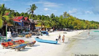 Backpacker-Ziel vom Feinsten: der Touch Beach auf Koh Rong Backpacker-Ziel vom Feinsten: der Touch Beach auf Koh Rong