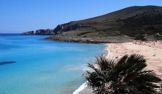 Einen einsamen Strand findet man auf Mallorca selten.