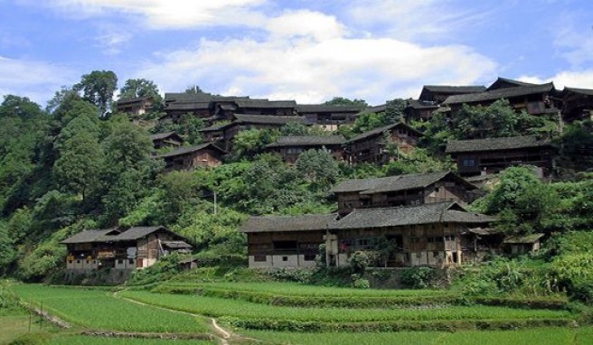 Miao-Dorf in Guizhou, China ##Foto: Flickr.com, Michael Mooney Miao-Dorf in Guizhou, China