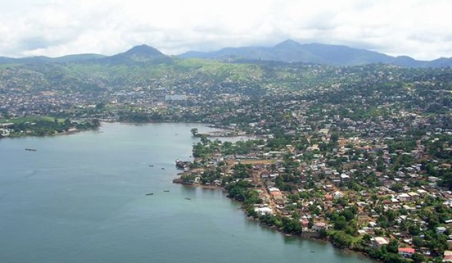 Freetown, die Hauptstadt von Sierra Leone