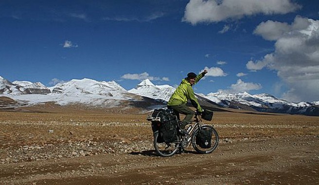 Man sollte sich in Tibet, China nicht zu weit von der Gruppe entfernen##Foto: REISE & PREISE Man sollte sich in Tibet, China nicht zu weit von der Gruppe entfernen