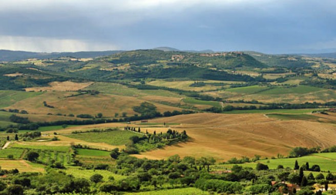 Typische Toskana-Landschaft, Italien