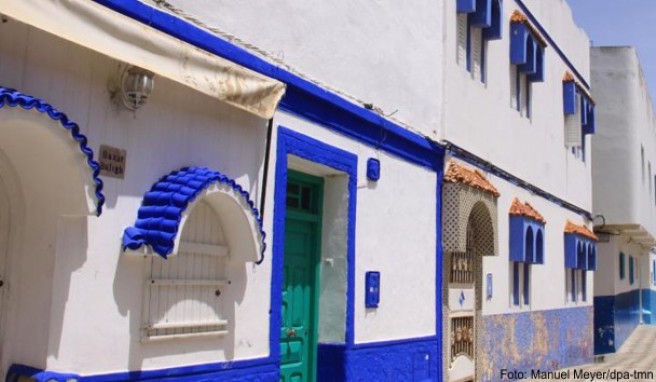 Eine Perle an Marokkos Atlantikküste: Asilah mit seinen weiß und blau gestrichenen Häusern