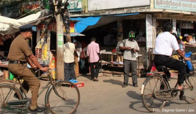 Jaffna-Town ganz im Norden Sri Lankas ist eine lebendige Stadt