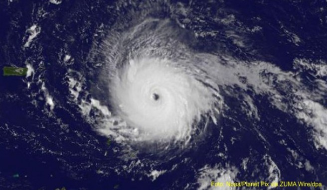 »Irma« gilt als der stärkste Hurrikan, der jemals über dem Atlantik registriert wurde