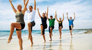 Sport am Strand: Aktive Urlauber sind für die Reiseveranstalter eine wichtige Zielgruppe.