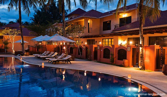 Das Hotel »Casa del Mar« auf Langkawi ist besonders beliebt bei Paaren