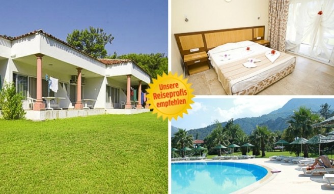 Eine gute Wahl im kleinen Feriendorf Cirali ist das Hotel Odile.##(Foto: R&P) Eine gute Wahl im kleinen Feriendorf Cirali ist das Hotel Odile.