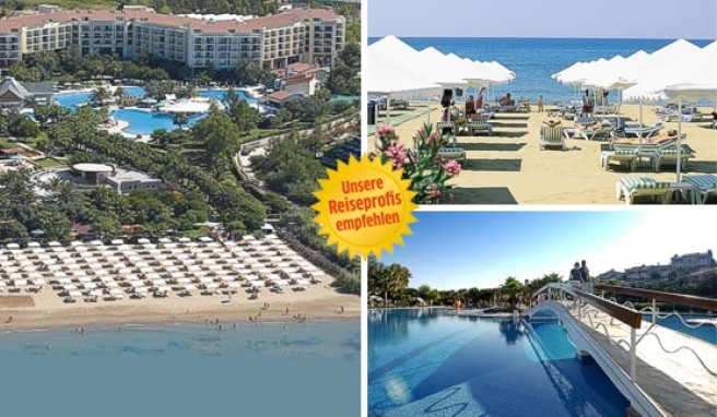 Das Barut Arum ist ein günstiges All inclusiv-Hotel und liegt direkt am Strand.##(Foto: www.baruthotels.com.tr Das Barut Arum ist ein günstiges All inclusiv-Hotel und liegt direkt am Strand.