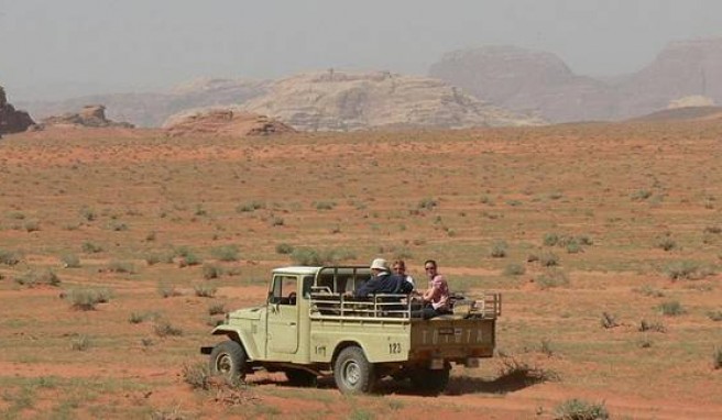 Jordanien: Jeep-Tour durch die Wüste.##Foto: Brigitta Seegers, Flickr Jordanien: Jeep-Tour durch die Wüste.##Foto: Brigitta Seegers, Flickr