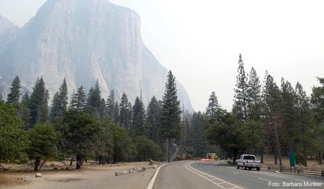 Der Naturpark Yosemite mit dem imposanten Granitfelsen El Capitan ist nach einem Waldbrand nun wieder für Besucher geöffnet
