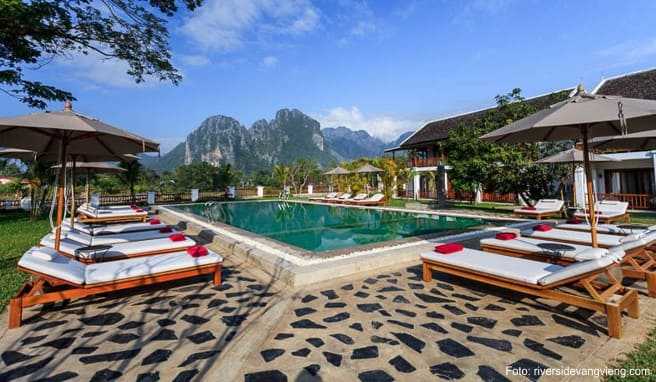 Neue Hotels: Vang Vieng setzt nun auch auf etwas besser verdienende Gäste und baut luxuriösere Hotels