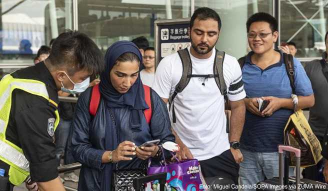 Sicherheitsvorkehrungen  Die Lage am Hongkonger Flughafen hat sich beruhigt