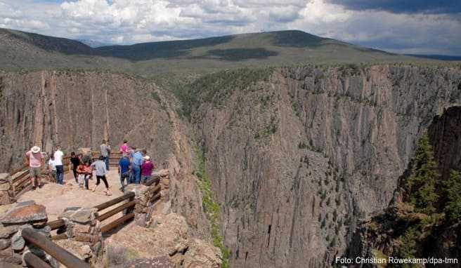 Gehört zu den Gewinnern in der Besucherstatistik der US-Nationalparks für 2019: Den Black Canyon of the Gunnison in Colorado besuchten mehr als 430 000 Menschen - so viele wie noch nie zuvor