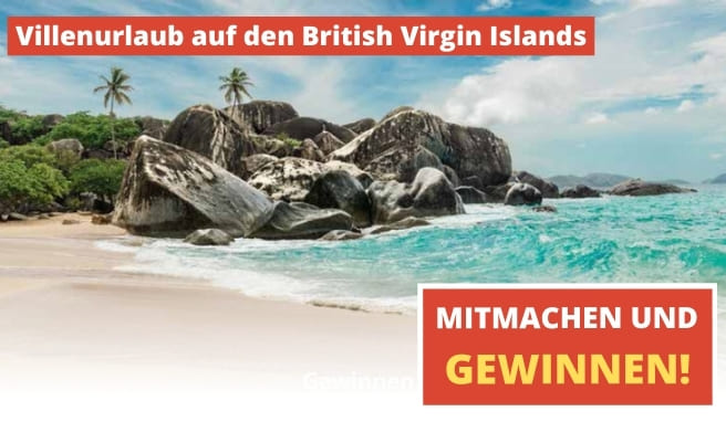 Mitmachen und gewinnen  Ein unbeschwerter Villenurlaub auf den British Virgin Islands