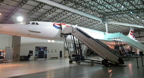 Eine der wenigen Concordes in East Fortune, westlich von Edinburgh/Schottland