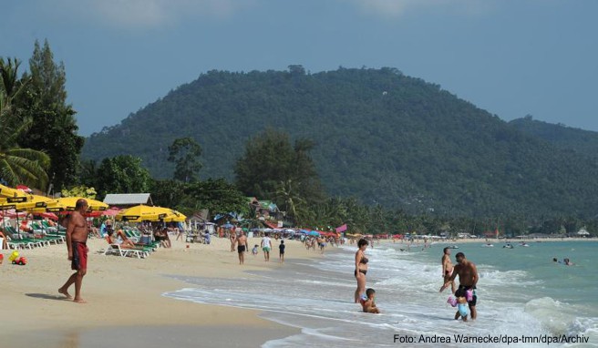 Thailand  Badeverbot auf Ko Samui wegen Tropensturm