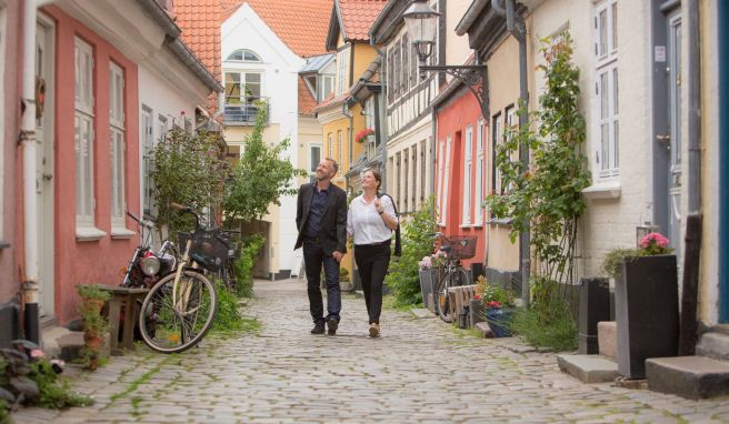 Auch das ist Aalborg: Dänische «Hyggeligkeit» bei einem Spaziergang in der Altstadt. 