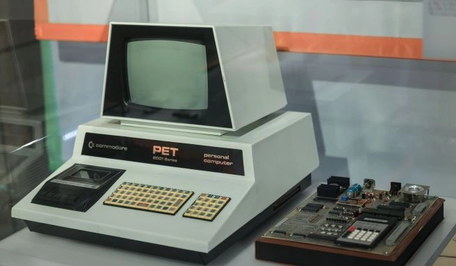 Ein Commodore Lerncomputer PET gehört zu den Ausstellungsstücken im Haus de Geschichte in Bonn.