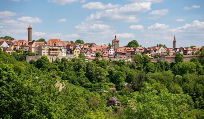 Rothenburgs Gärten  Die Riviera über dem Taubertal