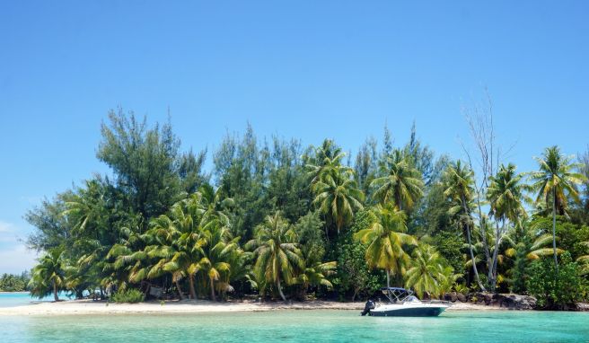 Sehnsucht nach Südsee: Weiter weg als nach Bora-Bora geht es von Deutschland aus kaum.