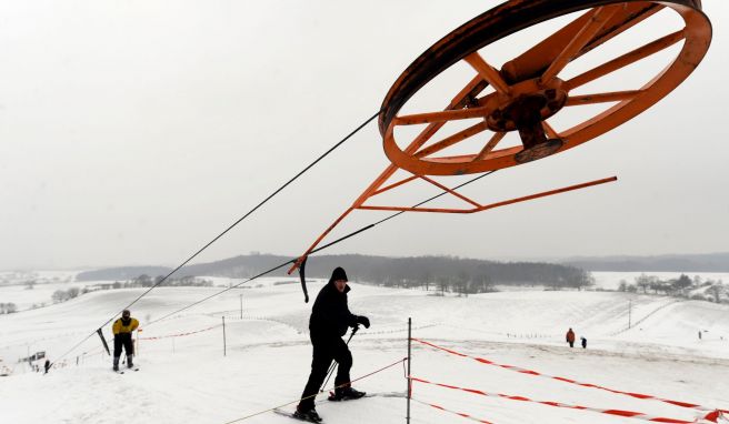 Der rund 250 Meter lange Schlepplift auf dem Bungsberg steht seit 2013 still. 