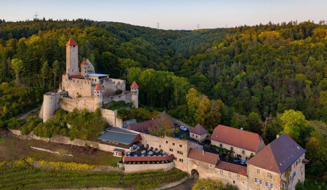 Die Burg Hornberg war einst Heimat des Reichsritters Götz von Berlichingen.