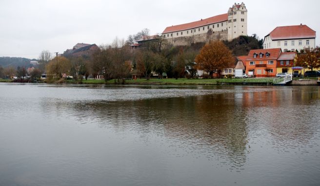 Die neue «Kulturerlebnisroute Wettiner Weg» führt auch an der Burg Wettin nahe Halle vorbei.