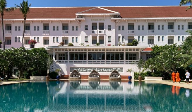 Von Chaplin bis Clinton Das Grand Hotel d'Angkor wird 90