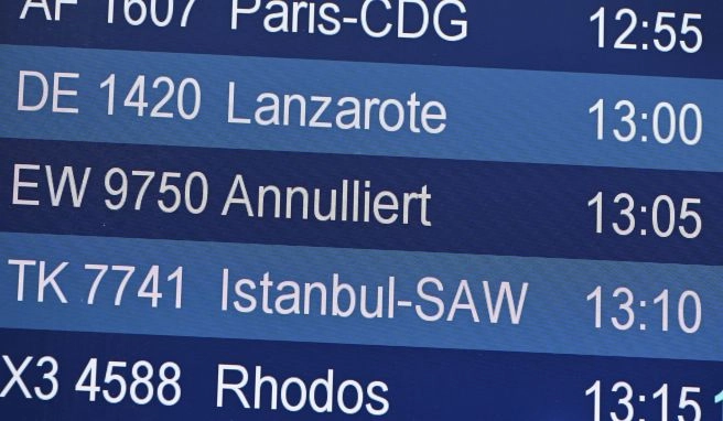 Flugausfälle bei Pauschalreisen eher unwahrscheinlich Reiseveranstalter