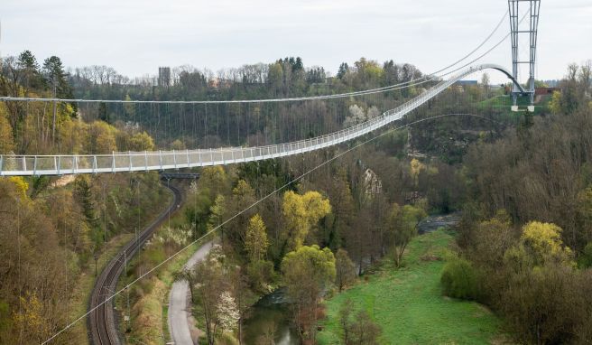 «Neckarline» Neue rekordverdächtige Hängebrücke am Neckar