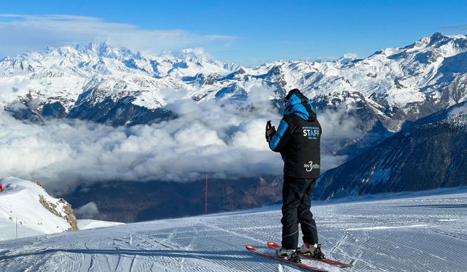 Les Trois Vallées  Höhenflug an Herd und Piste: Im größten Skigebiet der Welt