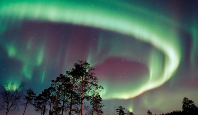 Immer anders, immer eindrucksvoll: Nordlichter in Finnland. 