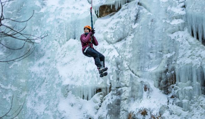 Am Haken durch die Schlucht