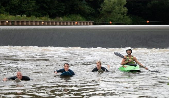 Wassersport Hessen statt Hawaii: «Lahnwelle» soll Surfszene anlocken
