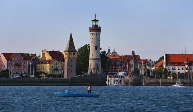 Lindaus Wahrzeichen: Der einzige Leuchtturm Bayerns ist wieder für Besichtigungen geöffnet.