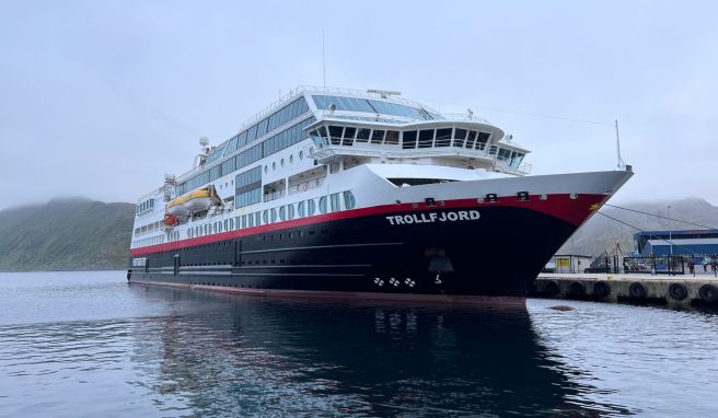 Die «MS Trollfjord» befährt seit 2023 wieder die Arktis-Route von Bergen nach Spitzbergen.