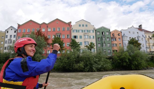 Sightseeing  «City Rafting»: Innsbruck kennen lernen per Schlauchboot