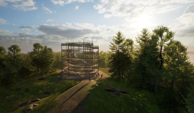 Virginia US-Erlebnispark Owl Creek Landing: Hier geht es auf und ab