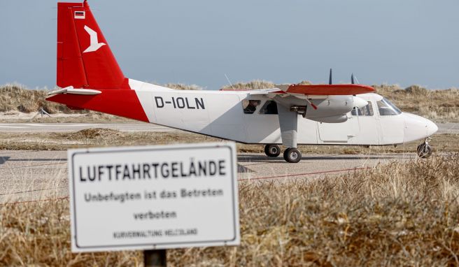 Start ab 1. April  Neue Flugverbindung von Helgoland nach Uetersen