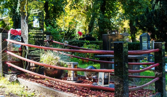 Ein Leben für den Boxring: die letzte Ruhestätte von Graciano Rocchigiani auf dem St. Matthäus Friedhof in Schöneberg.