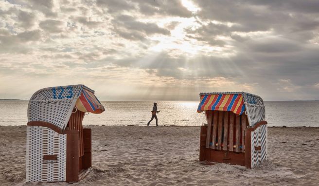 In Scharbeutz ist die Strandkorb-Saison beendet. 