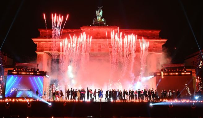 Silvesterfeier 2022 am Brandenburger Tor wieder mit Publikum