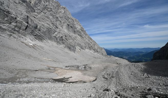 Das Eis der deutschen Gletscher ist innerhalb nur eines Jahres deutlich zurückgegangen.