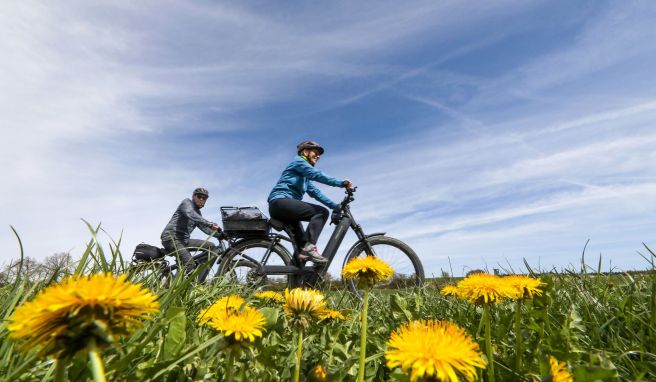 Wer eine Sterntour bucht, entscheidet sich dafür, während des Urlaubs an einem festen Ort zu bleiben und von dort aus täglich Radtouren zu unternehmen.