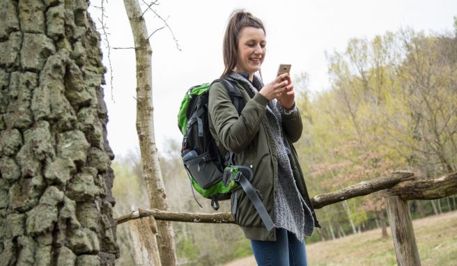 Das Handy verrät, wo es langgeht: Wander-Apps helfen bei der Tourenplanung und Navigation unterwegs. 